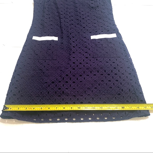 Crown & Ivy Navy Lace Dress w/ pockets - Picture 5 of 7